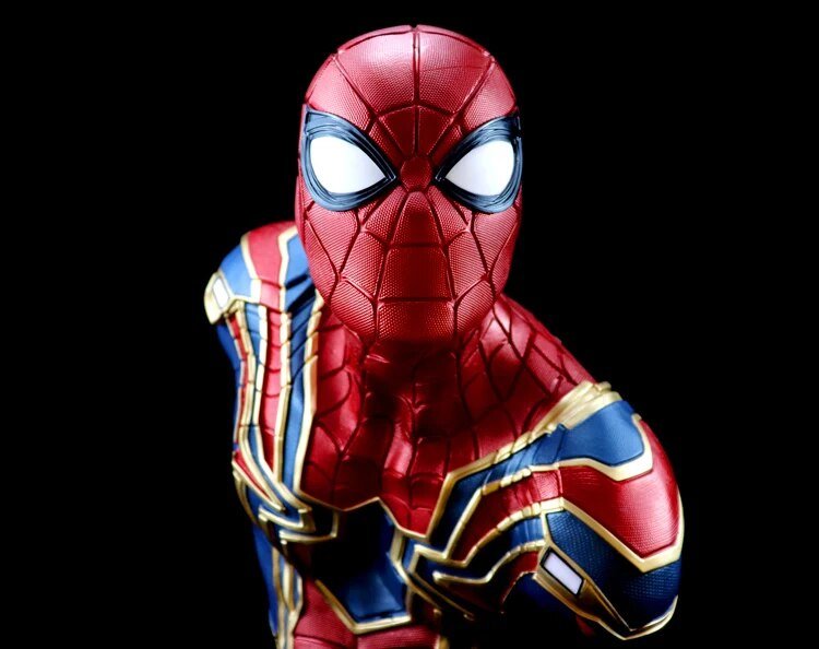 Iron Spiderman Bust Statue Resin 38cm Heigh - GeekReplicas