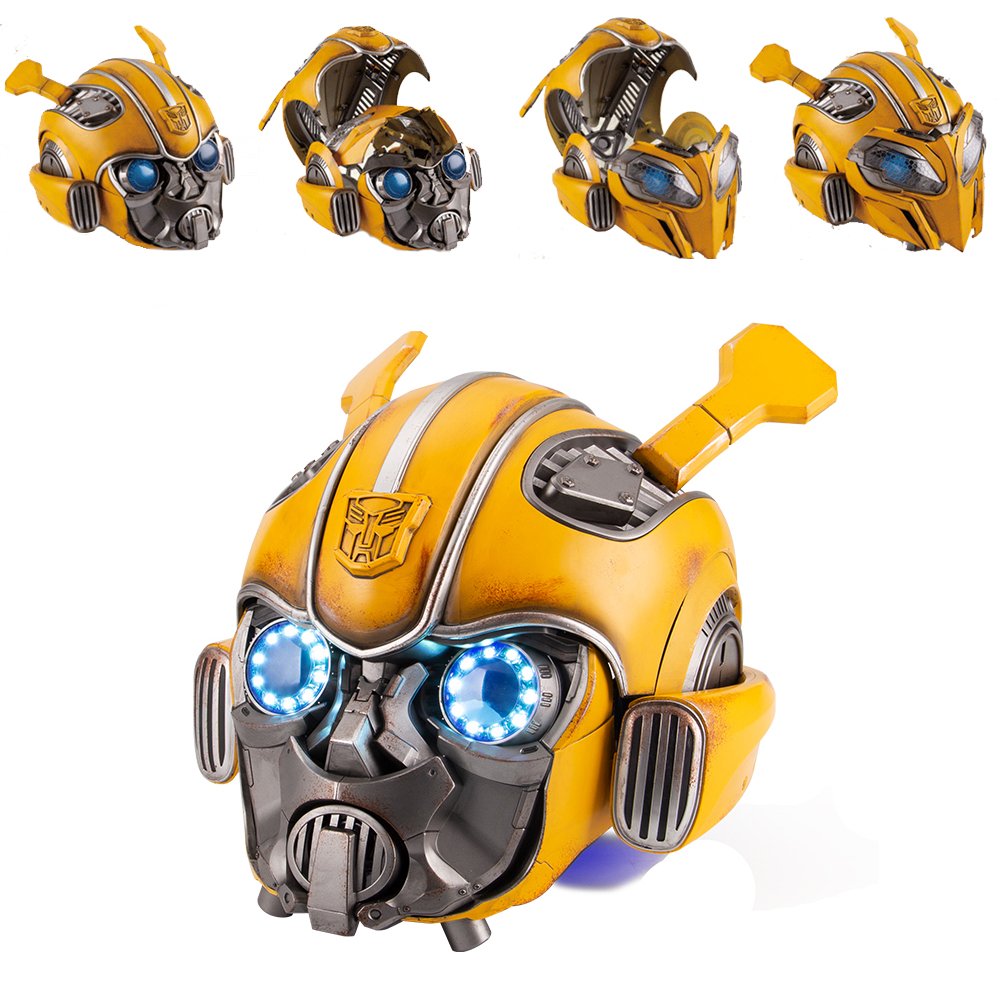 Killerbody Bumblebee Wearable Helmet With LED Light Voice Control - GeekReplicas