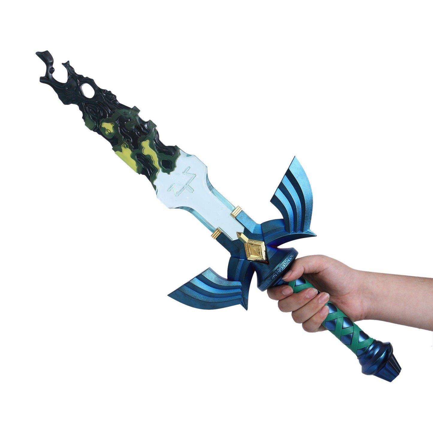 Legend of Zelda Tears Of The Kingdom Master Sword Replica Metal Light - up - GeekReplicas