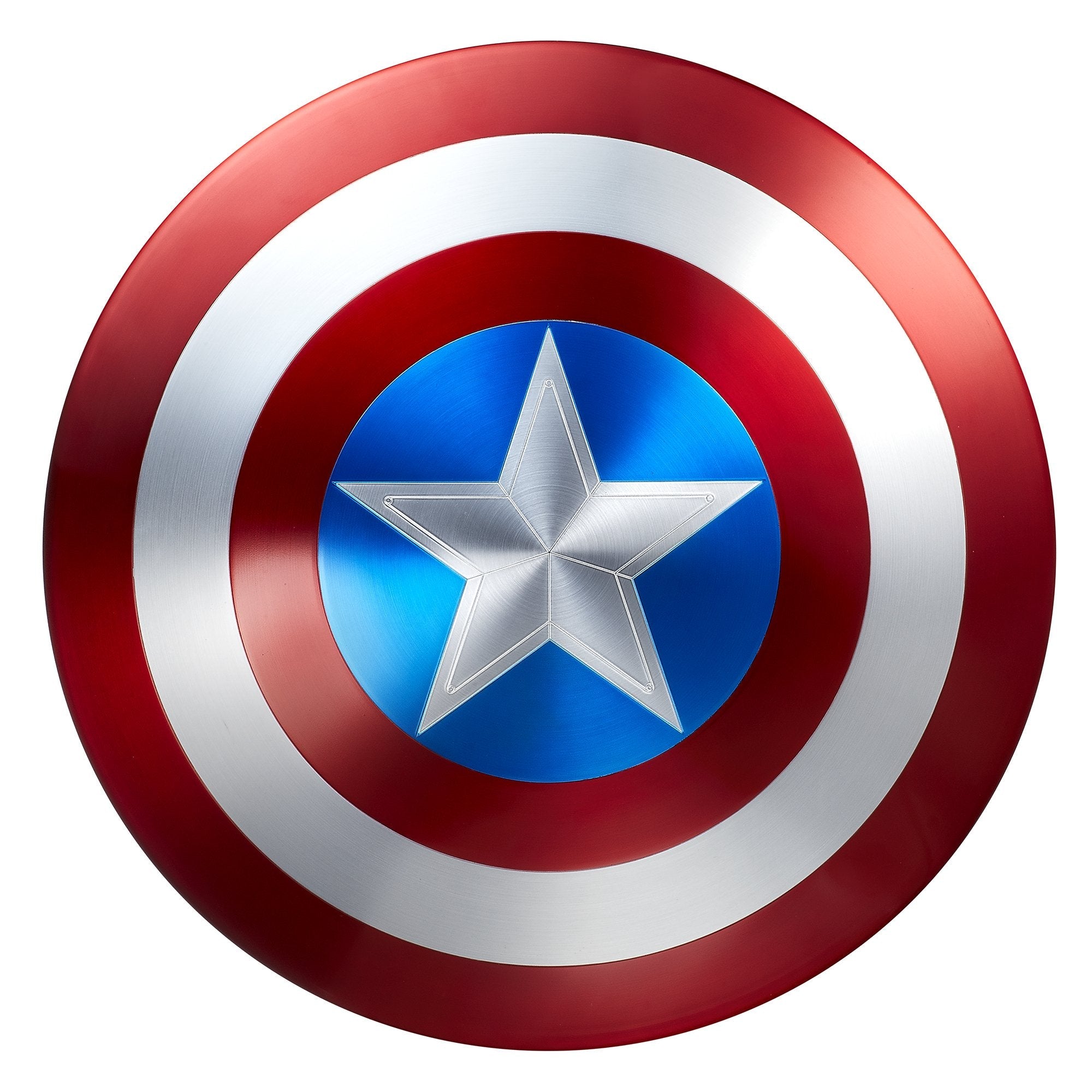 Captain America metal shield replica full product display view