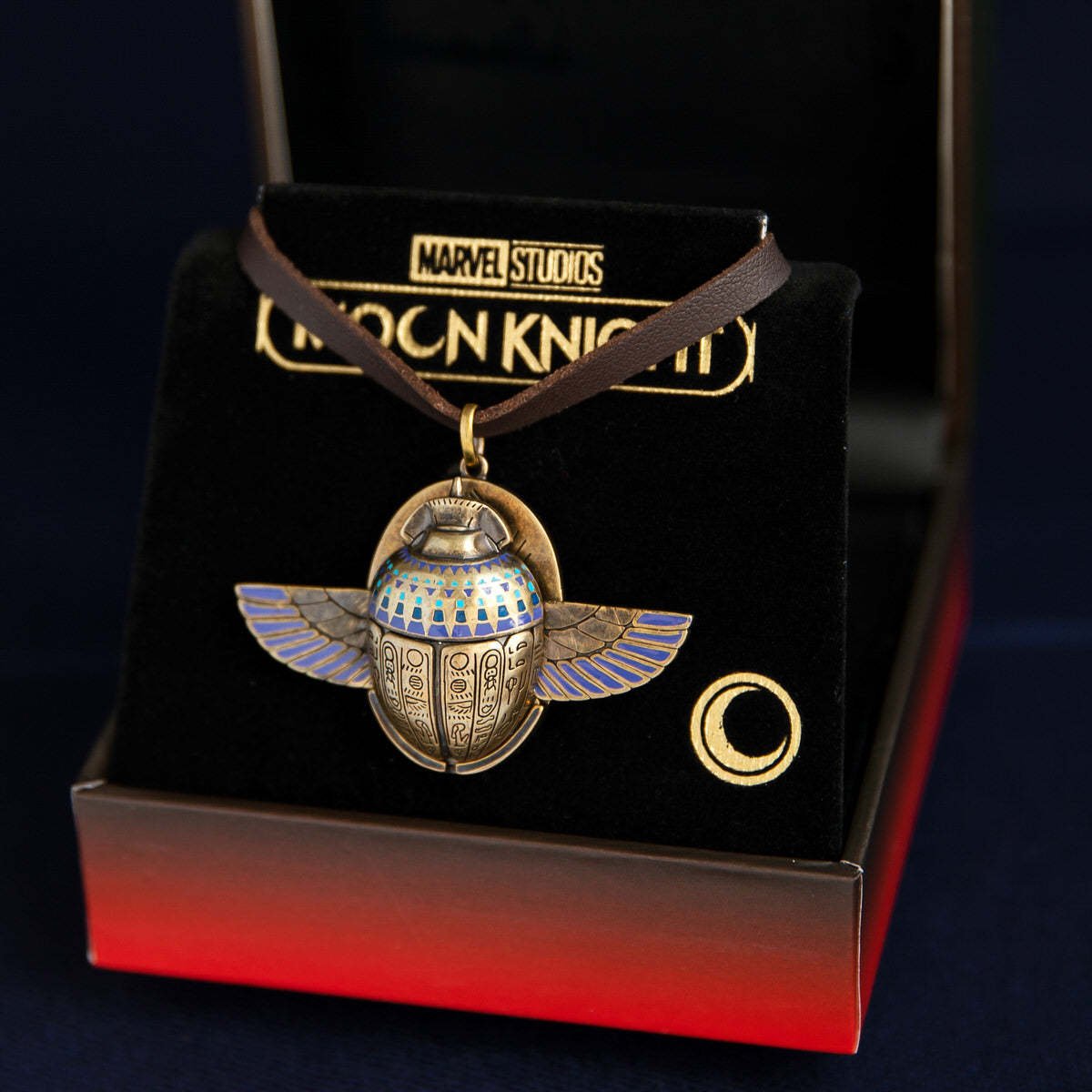 Moon Knight Golden Scarab Necklace Metal - GeekReplicas