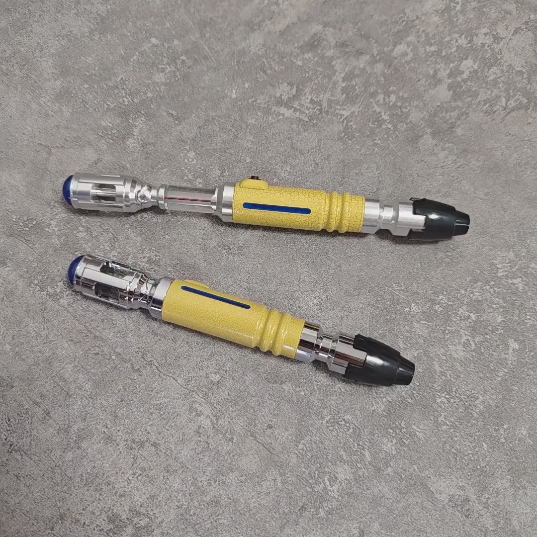 9th Doctor Sonic Screwdriver Metal Replica - Handcrafted Doctor