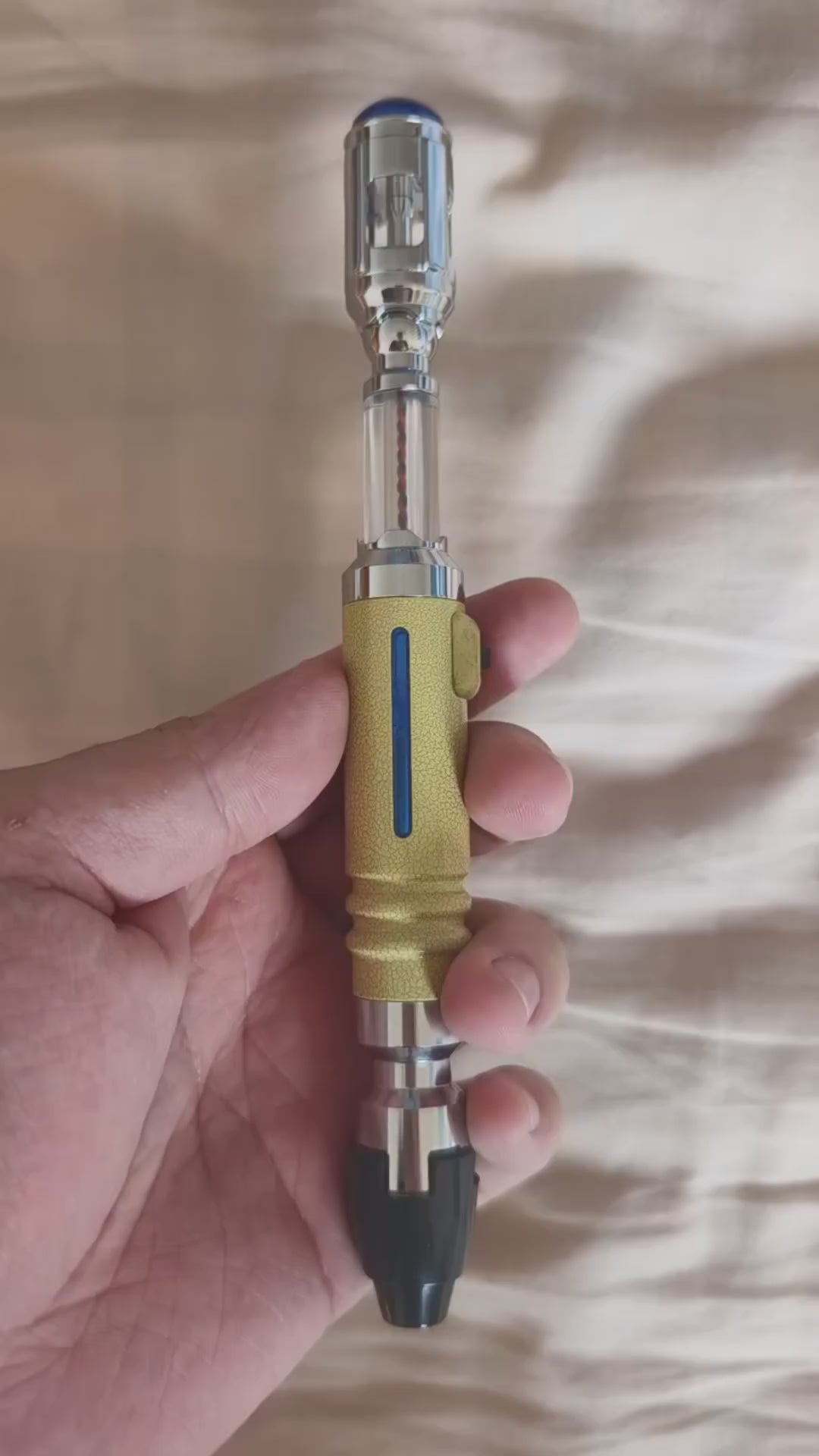 9th Doctor Sonic Screwdriver Metal Replica - Handcrafted Doctor