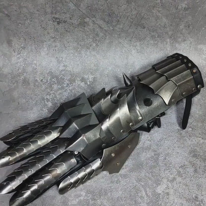 The Lord of the Rings Witch King Wearable Metal Gauntlets Medieval Armor