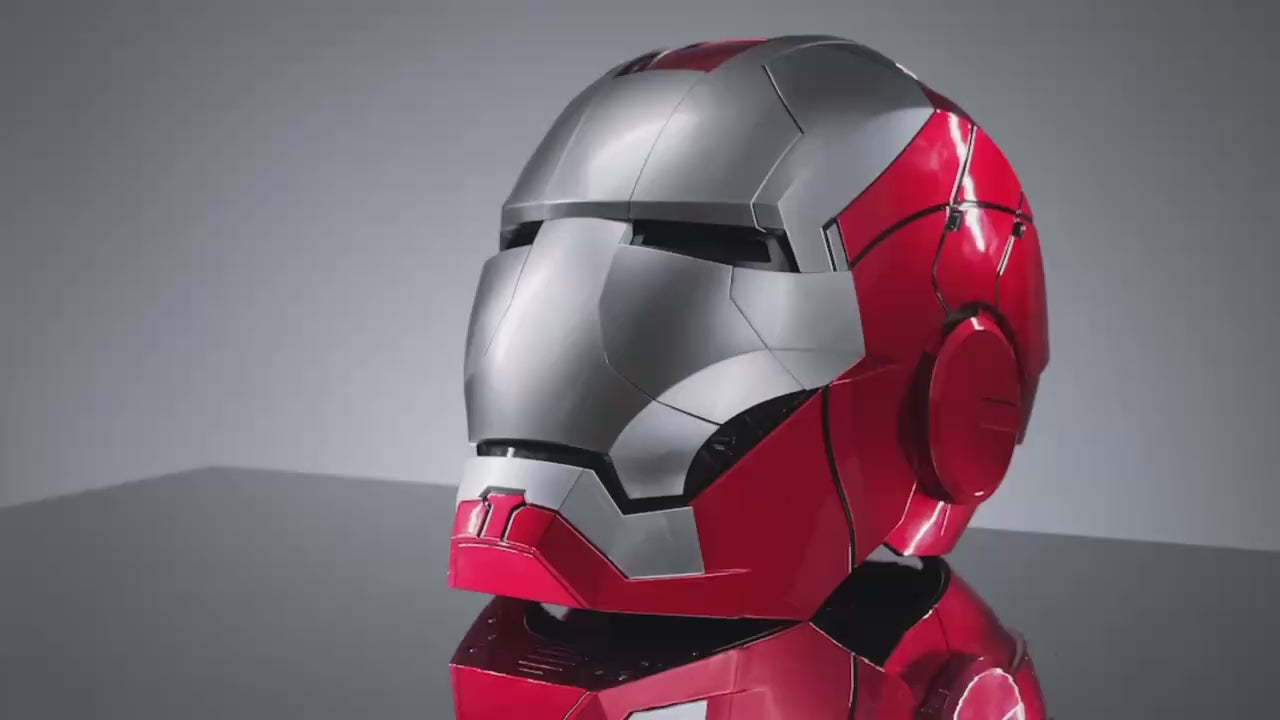 Iron Man MK5 Helmet - 8-Piece Opening Electronic Replica