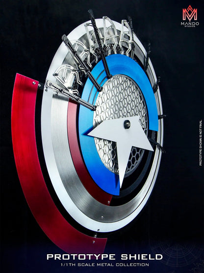 Prototype Of Captain America Shield Bracket Included - GeekReplicas