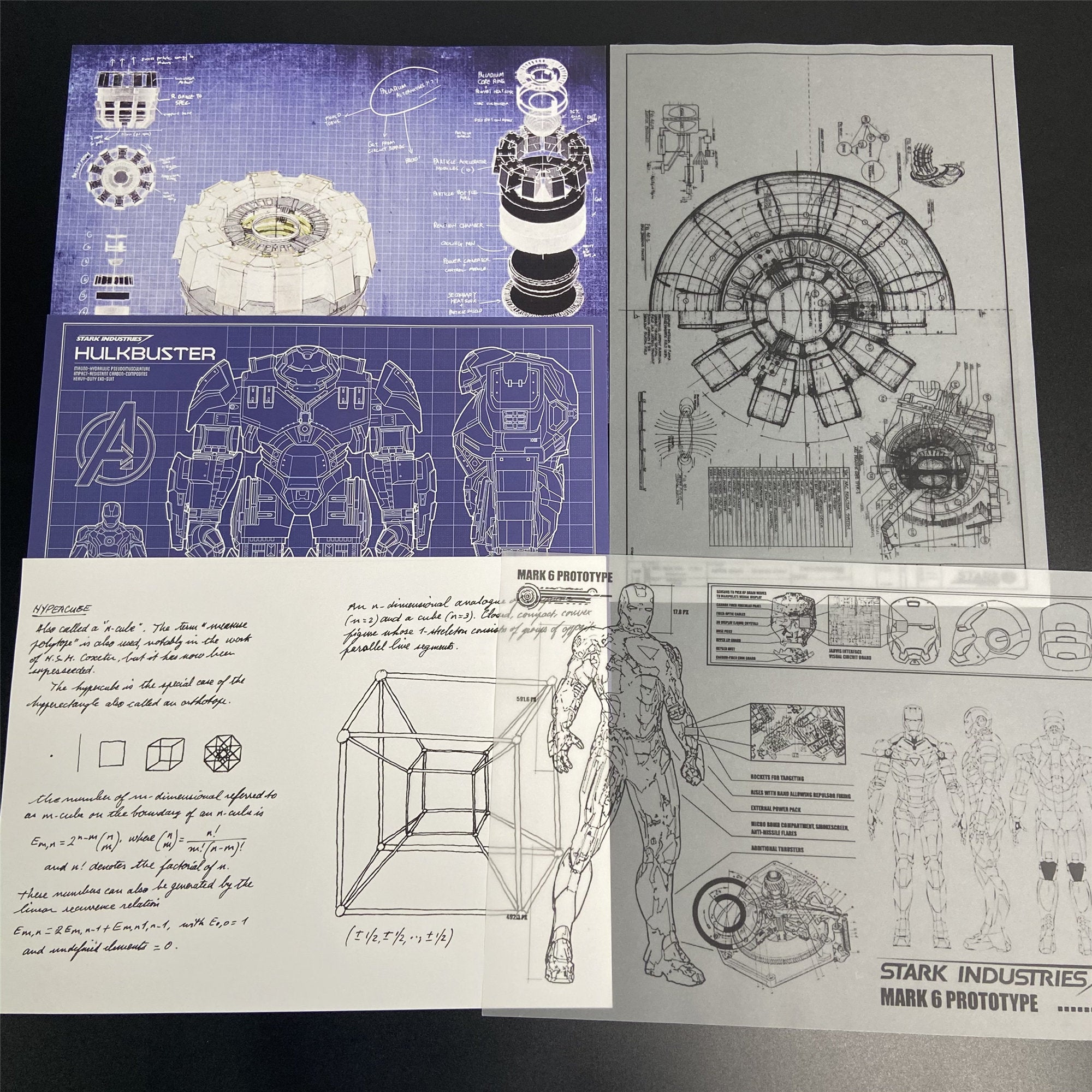Tony Stark S.H.I.E.L.D. File Set - Iron Man Paper Prop – GeekReplicas