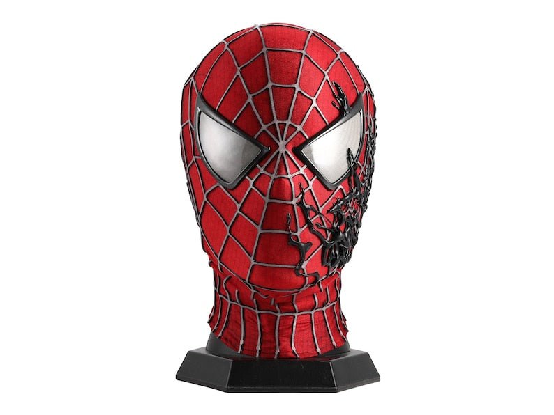 Spider - Man Venom Symbiote Wearable Mask With Faceshell 3D Rubber Web - GeekReplicas