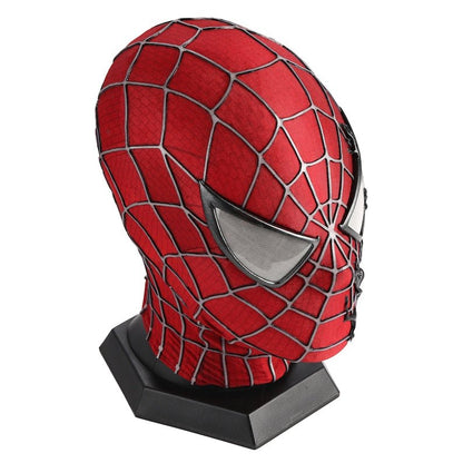 Spider - Man Venom Symbiote Wearable Mask With Faceshell 3D Rubber Web - GeekReplicas