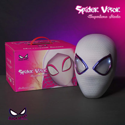 SpiderMan Gwen Mask With Moving Eyes - GeekReplicas