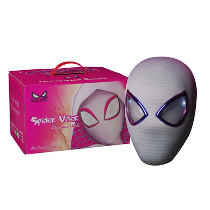 SpiderMan Gwen Mask With Moving Eyes - GeekReplicas