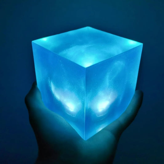 Tesseract Cube Infinity Stone Space Stone LED Light - GeekReplicas