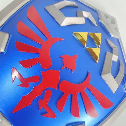 The Legend of Zelda Hylian Metal Shield - GeekReplicas