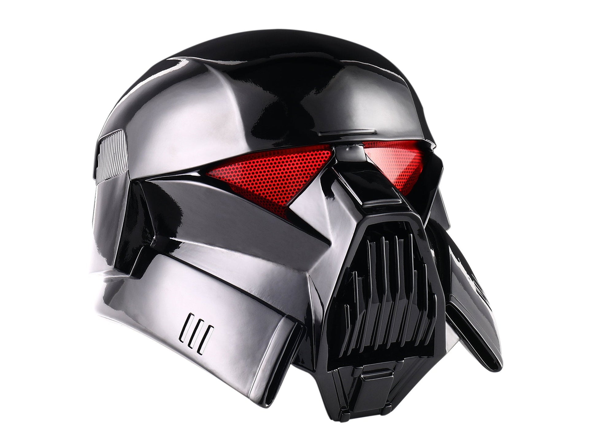 The Mandalorian Dark Trooper Helmet Light - up Wearable - GeekReplicas