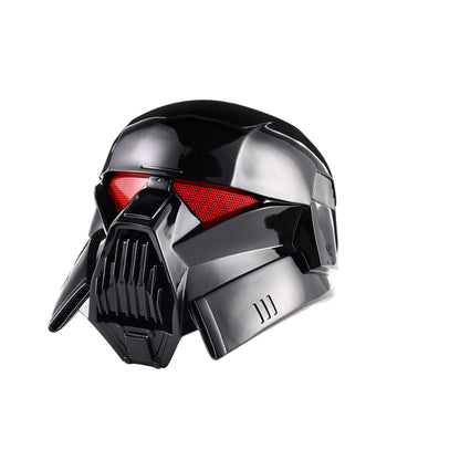 The Mandalorian Dark Trooper Helmet Light - up Wearable - GeekReplicas