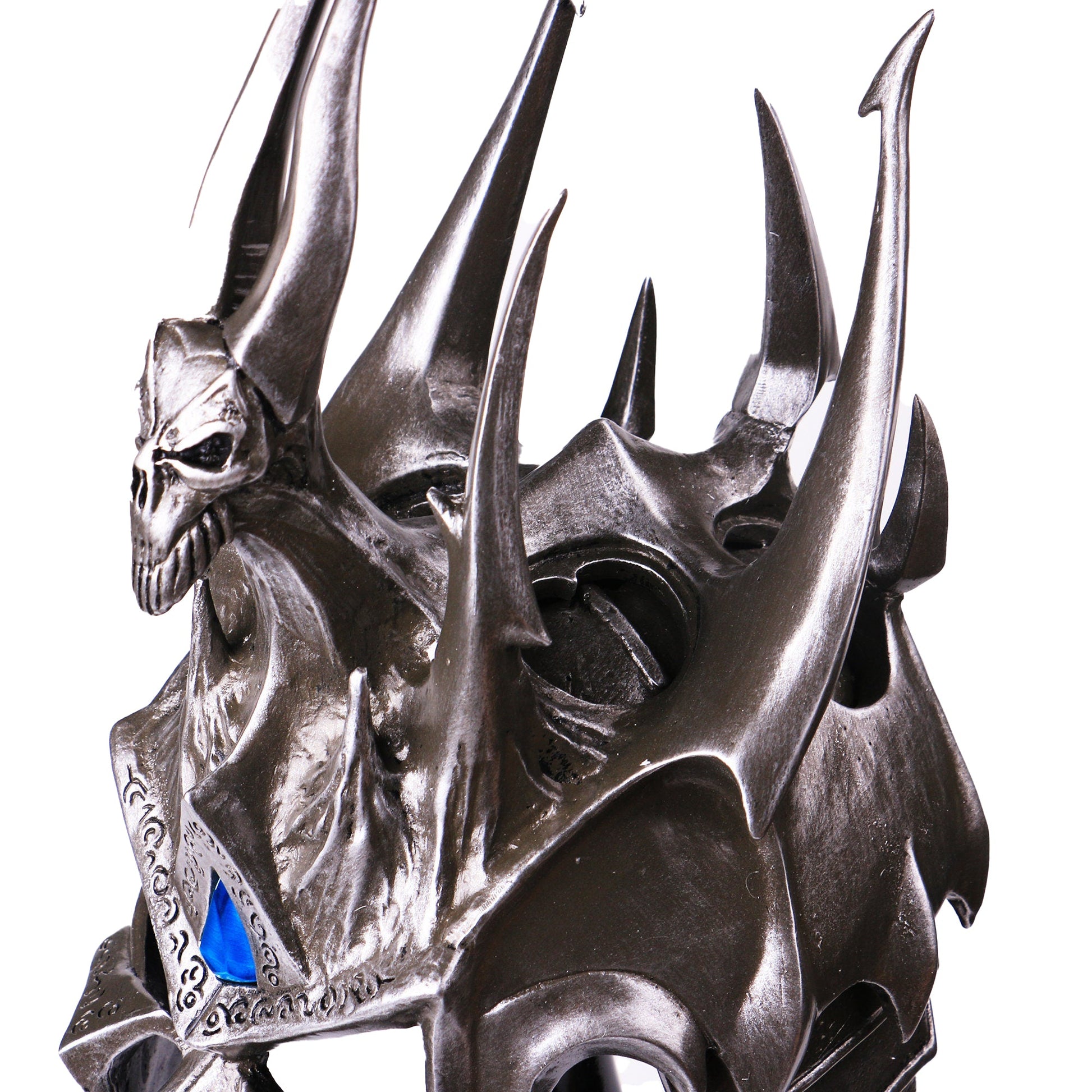 Warcraft Arthas Lich King Helmet Wearable - GeekReplicas